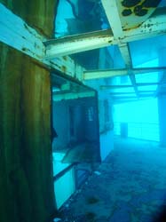 More starboard under structure on the Vandenberg wreck in Key West